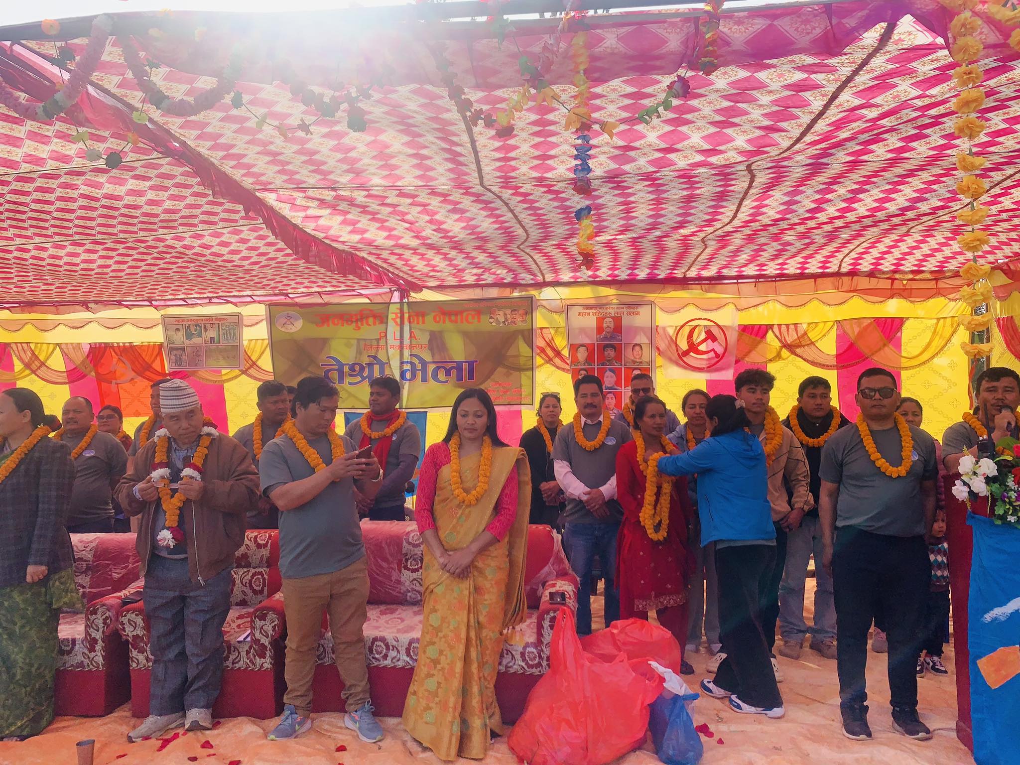 झुरझुरेमा जनमुक्ति सेना नेपाल पीएलए मकवानपुर को तेस्रो भेला