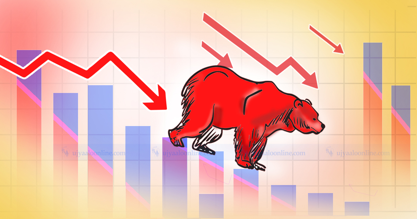 सेयर कारोबार बिहीबार घट्यो