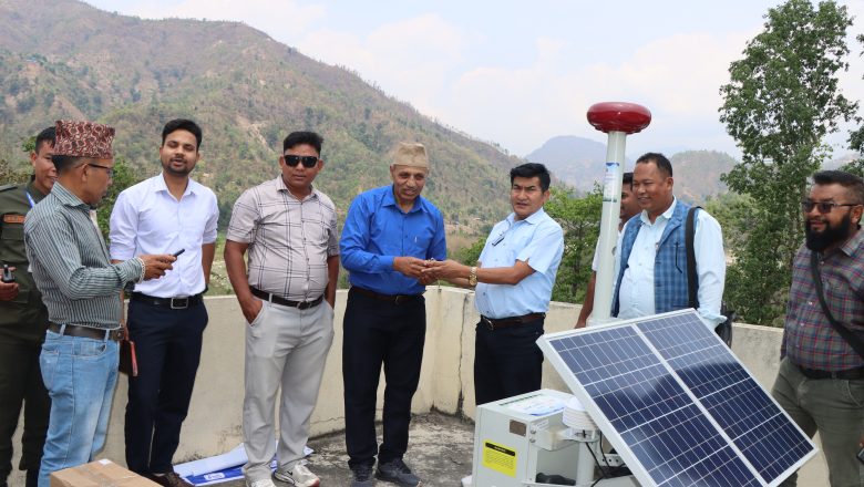 राक्सिराङ्गमा चट्याङ्ग पूर्वसूचना प्रणाली जडान