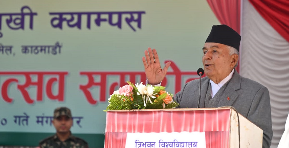 गाउँ किन रित्तिँदैछ भन्ने कुरामा चिन्ता केन्द्रित गर्नुपर्दछ: राष्ट्रपति रामचन्द्र पौडेल