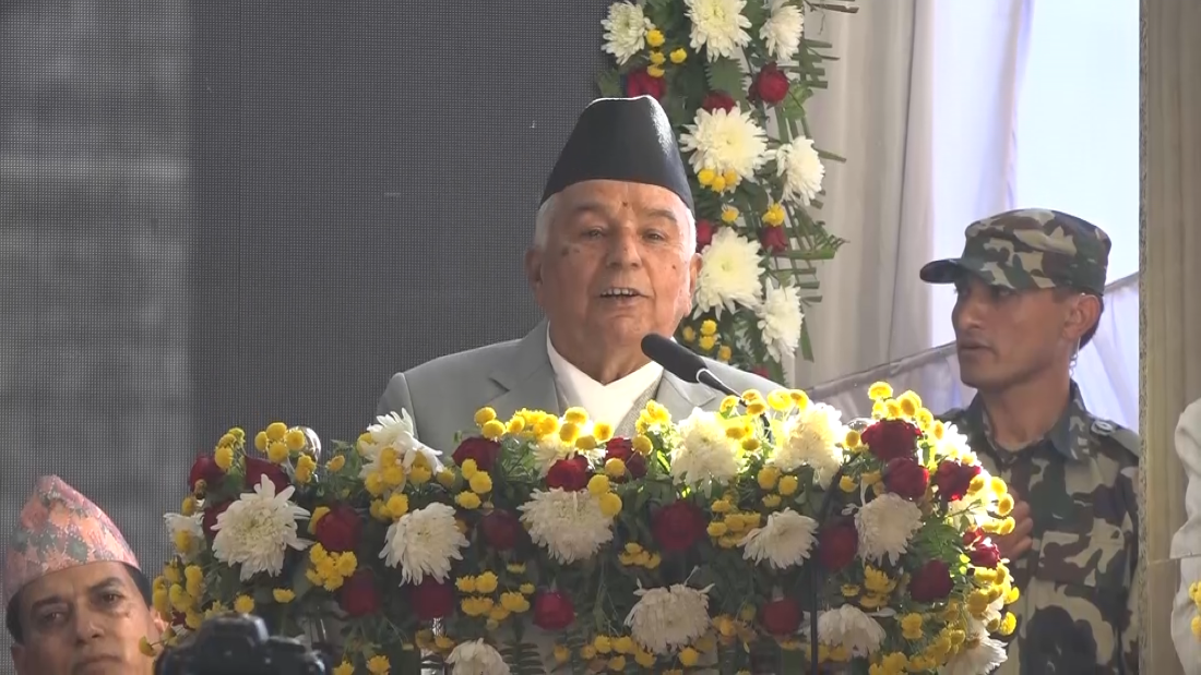 आफू रहेसम्म सङ्घीय लोकतान्त्रिक गणतन्त्रमाथि कुनै आँच आउन दिने छैन : राष्ट्रपति रामचन्द्र पौडेल