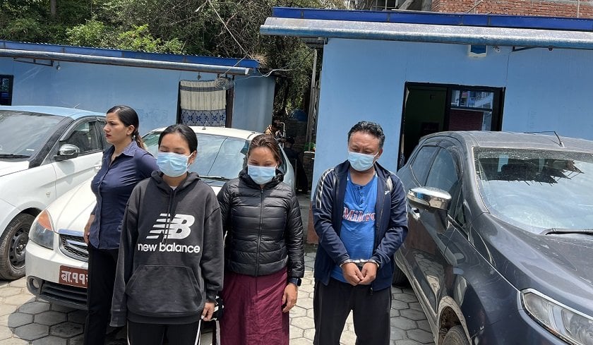 १० जनालाई अमेरिका पठाउछु भन्दै बन्धक बनाएर ठगि गर्ने ३ जना पक्राउ
